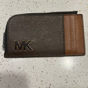 Michael Kors Two-Tone Card Holder